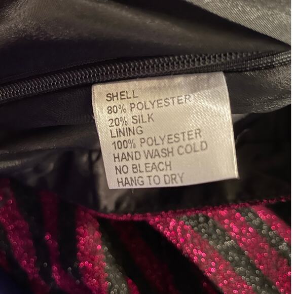 WHY Dress Pleated Metallic Stripe Skirt | XL &‎ XXL - Picture 5 of 6